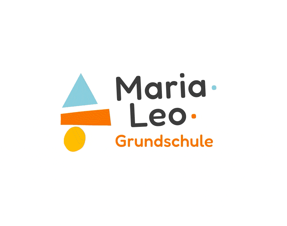 Logo der Maria-Leo-Grundschule in Pankow, Design simpelplus+ nach Montessori, Corporate Design