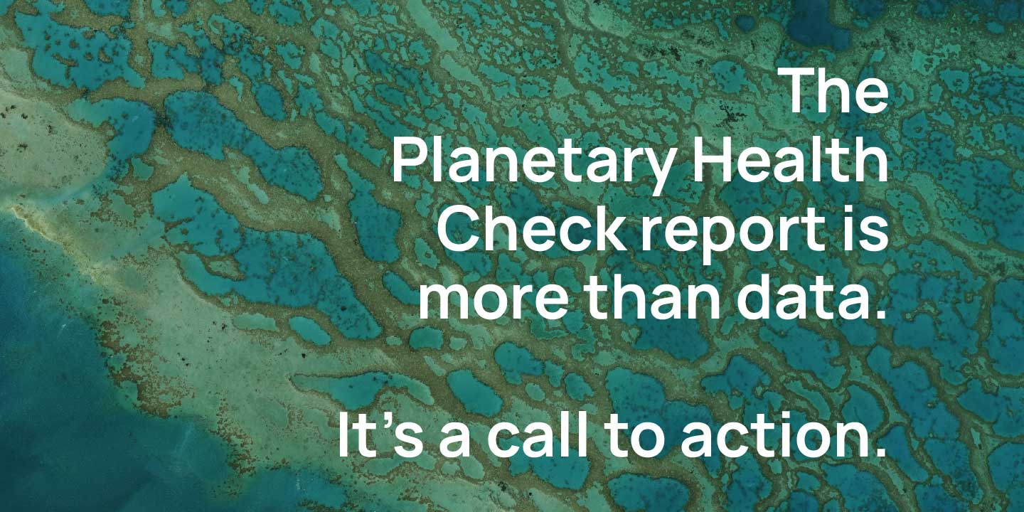 The Planetary Health Check 2025 - Quote